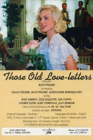 Those Old Love-letters poster