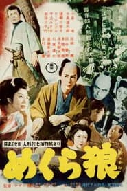 Casebook of Dandy Sashichi: Blind Wolf poster
