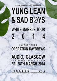 Sadboys: White Marble Tour 2014 poster