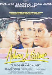 Adieu, je t'aime poster